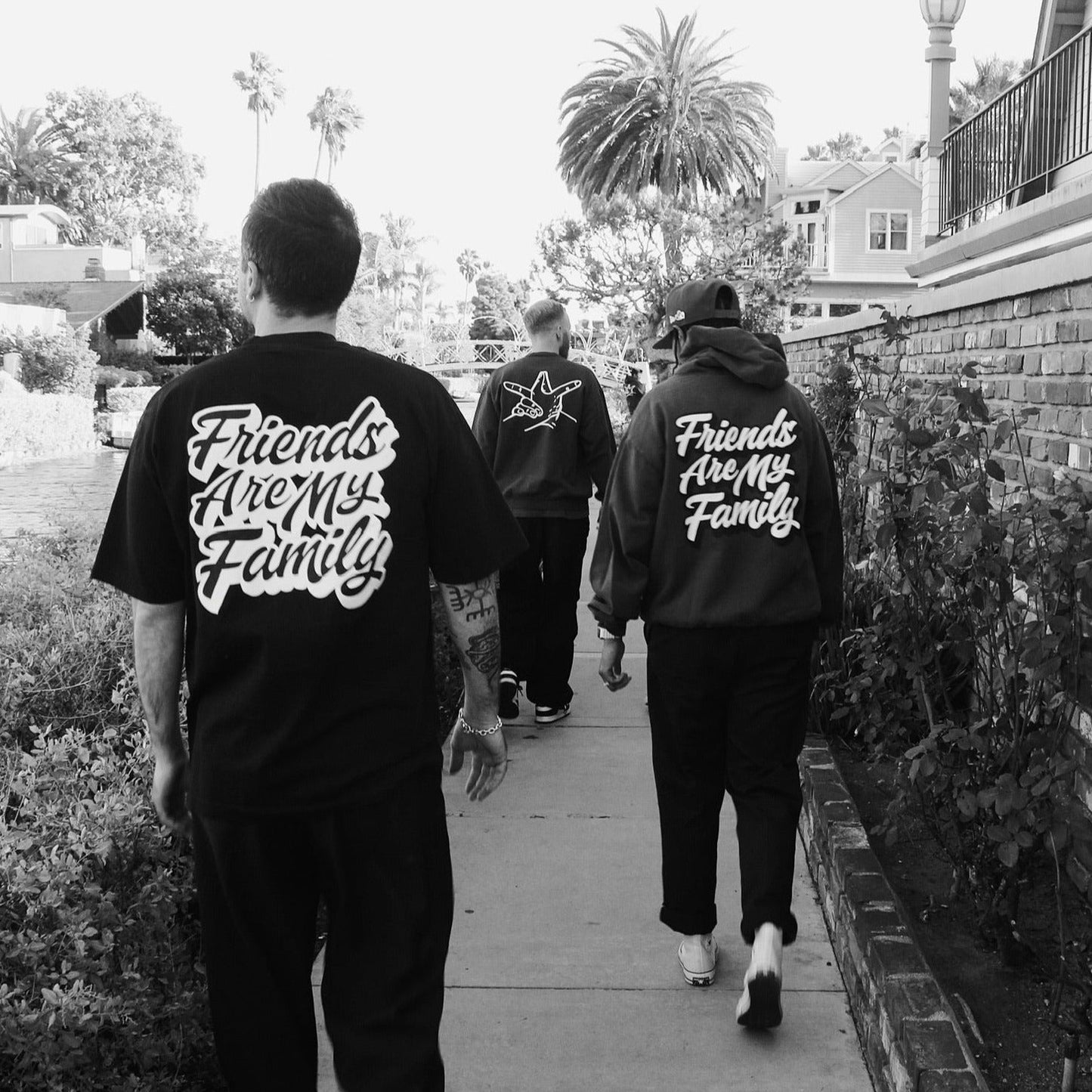 "friends are my family" t-shirts