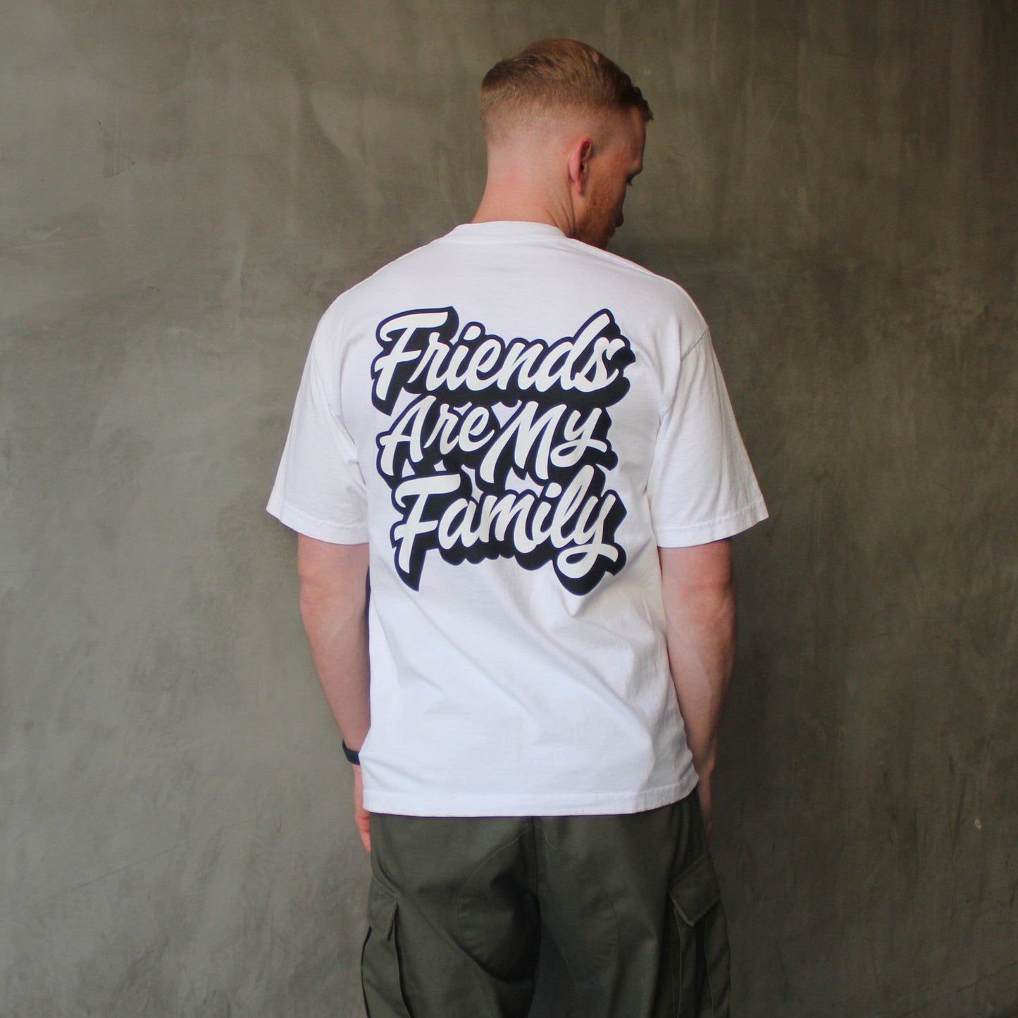 "friends are my family" t-shirts