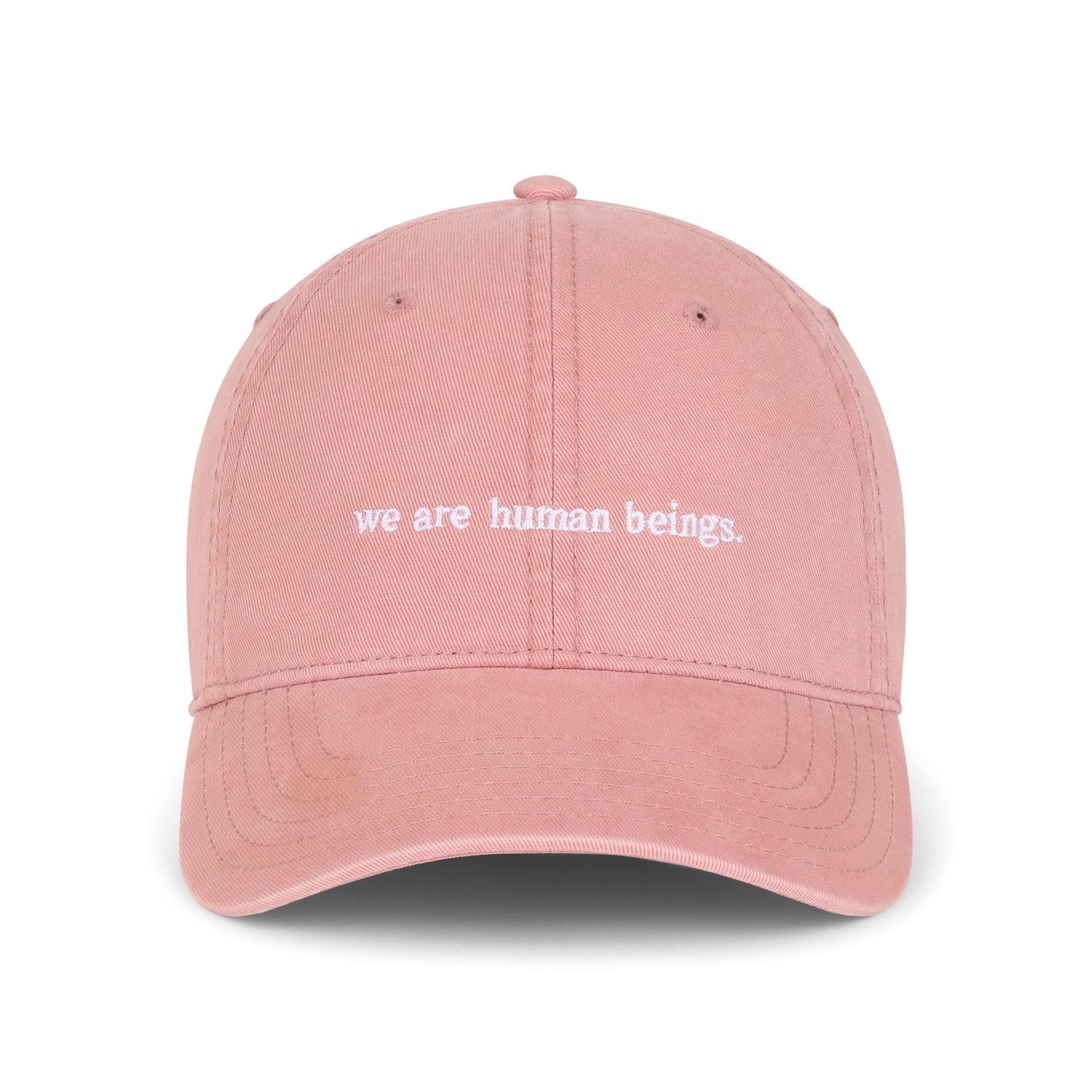 typewriter "we are human beings" hats (now available!)